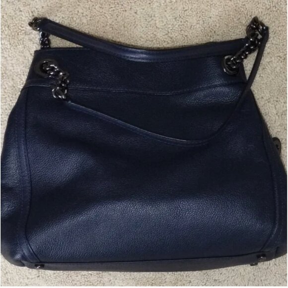 Coach Turnlock Edie Shoulder bag navy - Picture 3 of 6